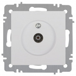 Розетка телевизионная одиночная TV СП Accent 6-301-01 IP20 бел. Intro Б0063601