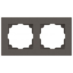 Рамка 2-м СП Accent 6-502-09 титан Intro Б0063723
