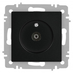 Розетка телевизионная одиночная TV СП Accent 6-301-05 IP20 антрацит Intro
