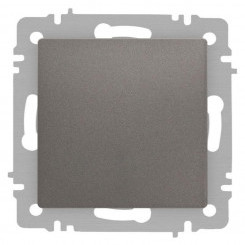 Выключатель 1-кл. СП Accent 6-101-09 10А IP20 250В AL/CU титан Intro Б0063440