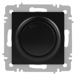 Светорегулятор поворотный СП Accent 6-401-05 600Вт 230В IP20 антрацит Intro Б0063679