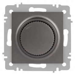 Светорегулятор поворотный СП Accent 6-401-09 600Вт 230В IP20 титан Intro Б0063685