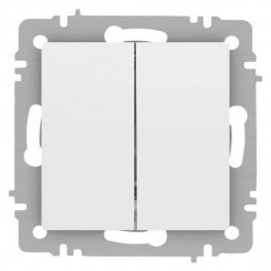 Выключатель 2-кл. СП Accent 6-104-01М 10А IP20 250В AL/CU бел. матов. Intro Б0063456 Выключатель 2-кл. СП Accent 6-104-01М 10А IP20 250В AL/CU бел. матов. Intro Б0063456