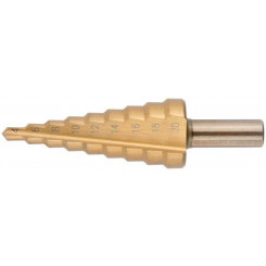 Сверло ступенчатое HSS по металлу 9 ступеней 4-20мм MOS 36382М