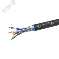 Витая пара F/UTP кат 6 4x2xAWG23 Cu PE OUT 305м