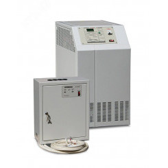 Стабилизатор переменного напряжения Стандарт 33000 ВА, однофазный, напольный, в комплекте блок коммутации настенный Стабилизатор переменного напряжения Стандарт 33000 ВА, однофазный, напольный, в комплекте блок коммутации настенный