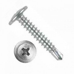Саморез 4.2х25 по металлу пресс-шайба сверло      оцинкованный