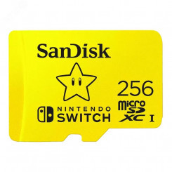 Карта памяти 256GB MicroSD Nintendo Switch UHS I, SDXC, 100 МБ/с, Class 10