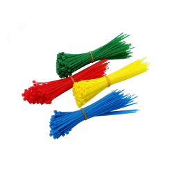 Стяжка нейлоновая 2,5х150мм 5 цветов уп. 100шт