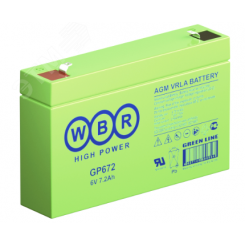 Аккумулятор GP 6В 7,2Ач