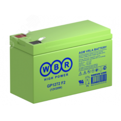Аккумулятор GP 12В 7,2Ач F2 Аккумулятор GP 12В 7,2Ач F2