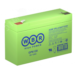 Аккумулятор GP 6В 12Ач Аккумулятор GP 6В 12Ач