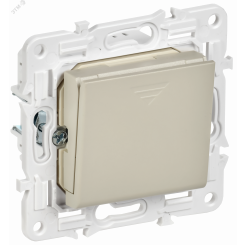 SKANDY Выключатель карточный 30А SK-V15B бежевый IEK SKANDY Выключатель карточный 30А SK-V15B бежевый IEK