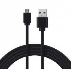 Кабель USB универс. microUSB шнур плоский 1м черн. Rexant 18-4270 Кабель USB универс. microUSB шнур плоский 1м черн. Rexant 18-4270