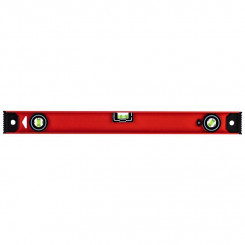 Уровень алюминиевый "Рельс" 600мм 3 глазка (1 поворотный) Rexant 12-9211