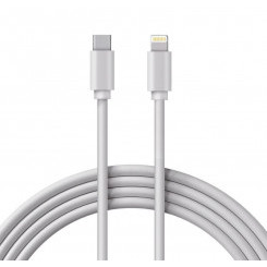 Кабель Type-C-Lightning 2А 1м бел. ПВХ Rexant 18-1898 Кабель Type-C-Lightning 2А 1м бел. ПВХ Rexant 18-1898