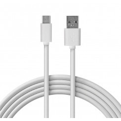 Шнур USB 3.1 type C (male)-USB 2.0 (male) 1м бел. Rexant 18-1881-1