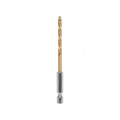 Сверло по металлу 4мм Р6М5 ТИТАН шестигранный хвостовик DIN 338 Kranz KR-91-5503