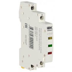 Лампа светодиодная ARMAT LED 230-415В AC 1 ж/з/кр инд. тройная IEK AR-LED-3-4-C