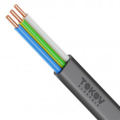 Кабель TOKOV ELECTRIC ВВГ-Пнг(А)-LSLTx 3х2.5 ОК (N PE) 0.66кВ (уп.100м) УТ000030884
