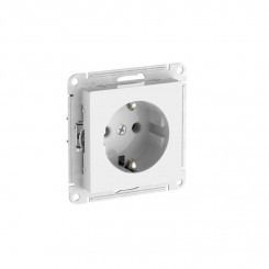 Розетка AtlasDesign 16А с заземл. быстрозажим. клем. механизм бел. SE ATN000143S Розетка AtlasDesign 16А с заземл. быстрозажим. клем. механизм бел. SE ATN000143S