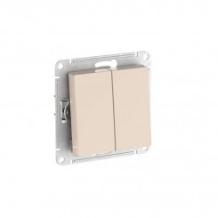 Выключатель 2-кл. AtlasDesign (сх. 5) 10AX быстрозажим. клем. механизм беж. SE ATN000251S