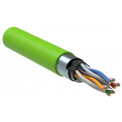 Витая пара F/UTP кат.6 4 пары 23AWG solid LSLTx   нг(А)-LSLTx зеленый (305м)