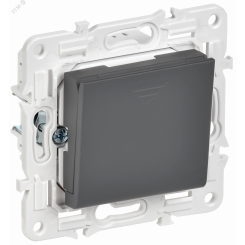 SKANDY Выключатель карточный 30А SK-V15G графит IEK