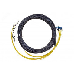 Cборка кабельная 10 неэкранированных кабелей U/UTP4х2х0.51 (24 AWG) категория 5e однопроволочные жилы UUTP4x10W-C5E-S24-IN-LSZH/LSZH-GY