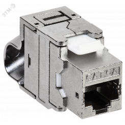 Модуль Keystone Jack кат.6А STP без инстр. угл. 90 отв. Модуль Keystone Jack кат.6А STP без инстр. угл. 90 отв.