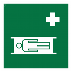 Знак безопасности BL-1515.EC02''Средства выноса (эвакуации) пораженных''