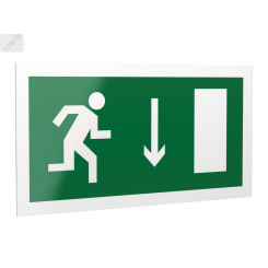 Знак безопасности PP-40205.E09''Указ. двери эвакуац. выхода (прав.)''