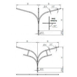Кронштейн К4К-0,7-1,0-К110/48-0,048-90-ц