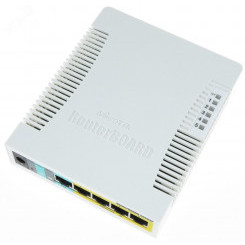 Коммутатор управляемый L2 5 портов RJ45/SFP 100 1000 Мб/с PoE 48Вт