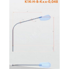 Кронштейн К1К-0,5-1,0-К80-0,048-ц Кронштейн К1К-0,5-1,0-К80-0,048-ц