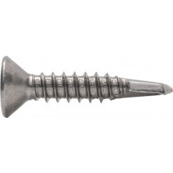 Саморез с потайной головкой с буром DIN 7504O  4,8x70 A2