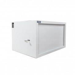 Шкаф настенный антивандальный пенал NTSS WAP 6U   550x325мм. 2 профиля 19. сварной. серый RAL 7035