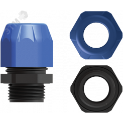 Ввод для небронированного кабеля, пластик Bimed EHIBM-X2S (DS) M20x1.5