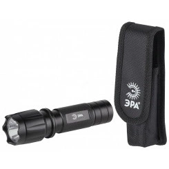 Фонарик карманный на батарейках 3xAAA, ударопрочный, металлический алюминиевый корпус, чехол  HT1W ЭРА