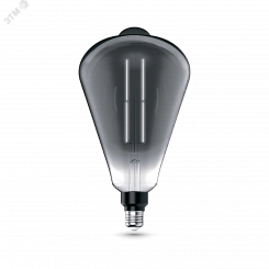 Лампа светодиодная LED 6 Вт 330 Лм 4000К белая Е27 ST164 gray straight Filament Gauss