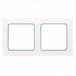 Рамка 2-м Стокгольм бел. с линией цвета син. PROxima EKF EXM-G-305-30 Рамка 2-м Стокгольм бел. с линией цвета син. PROxima EKF EXM-G-305-30