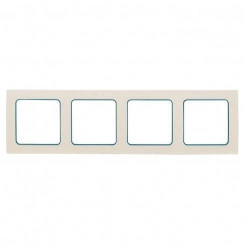Рамка 4-м Стокгольм бел. с линией цвета синий PROxima EKF EAM-G-305-30