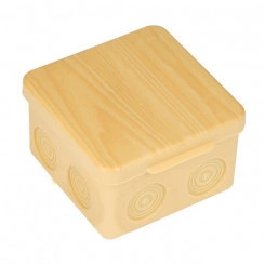 Коробка распаячная КМР-030-035 пылевлагозащ. 80х80х54 без мембранных вводов свет. дерево PROxima EKF plc-kmr-030-035-s Коробка распаячная КМР-030-035 пылевлагозащ. 80х80х54 без мембранных вводов свет. дерево PROxima EKF plc-kmr-030-035-s