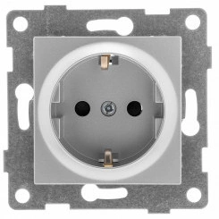 GUSI Ugra механизм розетки 1-ой с/з с з/ш, скрытая установка, 16А, 250В. Цвет серебро. GUSI Ugra механизм розетки 1-ой с/з с з/ш, скрытая установка, 16А, 250В. Цвет серебро.