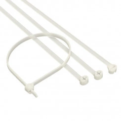 Хомут кабельный 4.5х250 P6.6 с двойным замком бел. (уп.100шт) DKC 21216SR