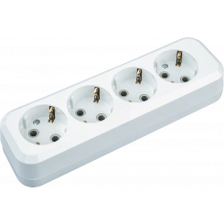 Колодка NCA-BL01-04-E-WH 4гн с/з пласт. Navigator