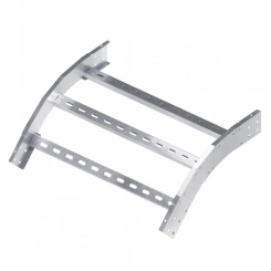 Угол для лотка вертикальный внешний 45град. 100х750 R300 1.5мм нерж. сталь AISI 304 DKC ILPM31075C Угол для лотка вертикальный внешний 45град. 100х750 R300 1.5мм нерж. сталь AISI 304 DKC ILPM31075C