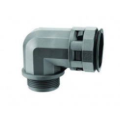 Переходник 90град. труба-коробка DN 10мм М16х1.5 полиамид черн. IP66 DKC PAN10M16N Переходник 90град. труба-коробка DN 10мм М16х1.5 полиамид черн. IP66 DKC PAN10M16N