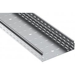 Лоток листовой перфорированный ESCA 7 80х300 L2500 сталь 1.5мм IEK CLP10-080-300-150-D25