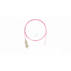 Шнур опт монтажный, MM 50/125 OM4, SC/UPC, LSZH, 0.9мм, маджента, 1м, уп-ка 2шт.